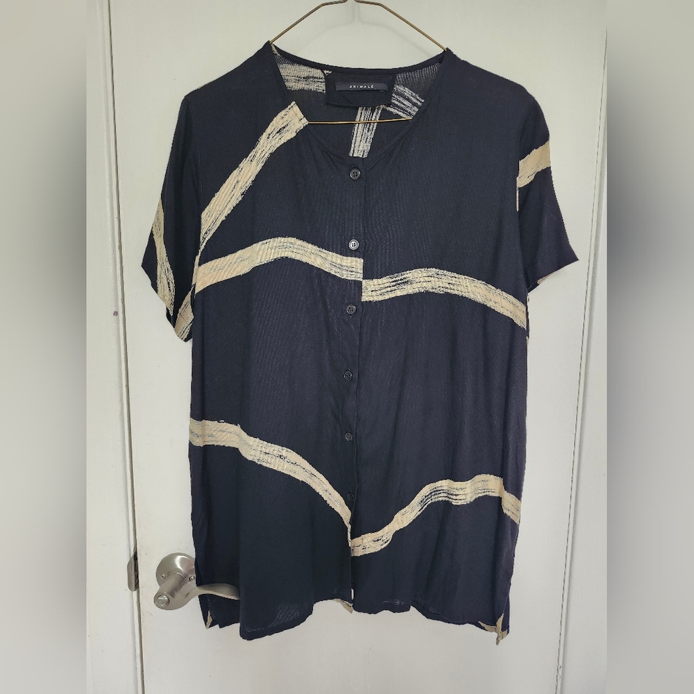 Animale button shirt L